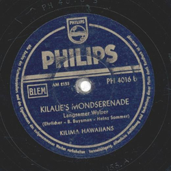 Kilima Hawaiians - Und wenn die Sonne sinkt im Westen / Klaues Mondserenade