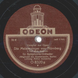 Gr. Symphonie-Orchester - Vorspiel zur Oper Die...