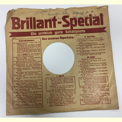 Original Brillant Cover fr 25er Schellackplatten A4 C