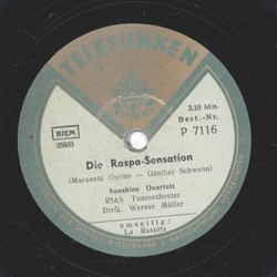Sunshine Quartett - Die Raspa-Sensation / La Raspita