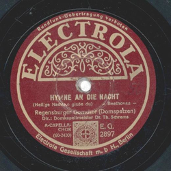 Regensburger Domchor - Hymne an die Nacht / Heilige...