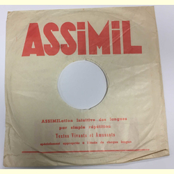 Original Assimil Cover fr 25er Schellackplatten A1 B