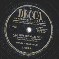 Hoagy Carmichael - Ole Buttemilk Sky / Talking Is A Woman