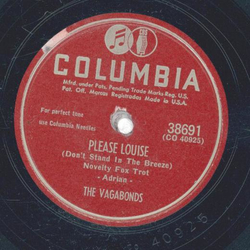 The Vagabonds - Please Louise / Marcelle Vahine 