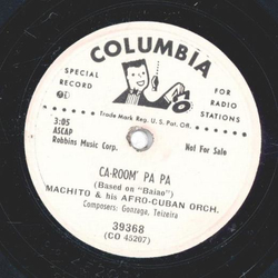 Machito & his Afro-Cuban Orch. - Ca-Room Pa Pa / Ay Que Mate