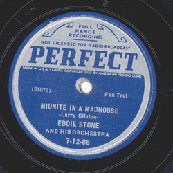 Eddie Stone - The Snake Charmer / Midnite In A Madhouse