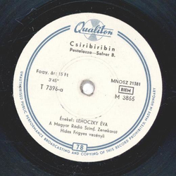 Lehoczky Eva - Csiribiribin / Ugye gondolsz rm