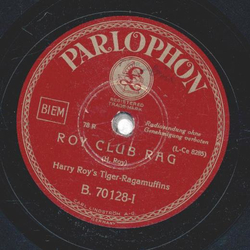 Harry Roys Tiger-Ragamuffins - Roy Club Rag / Harlem