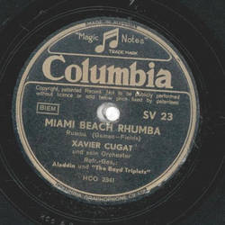 Xavier Cugat und sein Orchester - Miami Beach Rhumba /...