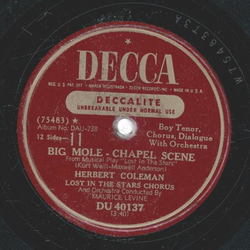 Herbert Coleman - Big Mole / Todd Duncan - Thousands Of Miles