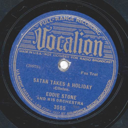 Eddie Stone - Satan takes a Holiday / A Study in Brown 