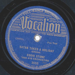 Eddie Stone - Satan takes a Holiday / A Study in Brown