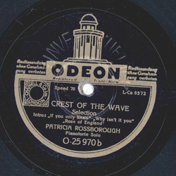 Patricia Rossborough - Crazy Days / Crest of the Wave