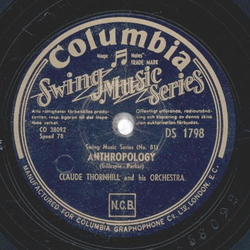 Claude Thorndrill - A Sunday kind of Love / Anthropology