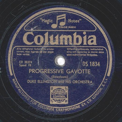 Duke Ellington - HyA Sue / Progressive Gavotte 