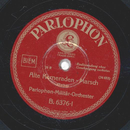 Parlophon-Militr-Orchester - Alte Kameraden-Marsch /...