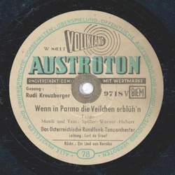 Rudi Kreutzberger, Die Sunshines - Das Lied aus Korsika / Wenn in Parmadie Veilchen erblhn