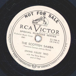 Irving Fields Trio - The Scottish Samba / Take her to Jamaika