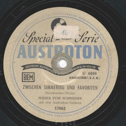 Maria Schmedes - Zwischen Simmering und Favoriten /...