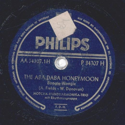 Hotcha Mundharmonika Trio mit Rhythmusbegleitung - The Aba Daba Honeymoon / Rag of Rags