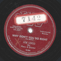 Joe Loco - Kismet / Why Don` t  You Do Right