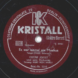 Kurt Mühlhardt - Es war einmal ein Musikus / Tanzt du...