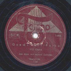 Joe Alex mit seinen Solisten / Accordeon-Solo - Quecksilber-Polka / Vivikata-Polka