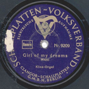 Kino Orgel - Girl Of My Dreams / Caroline Moon