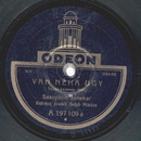 Saxophon Zenekar - Van Néha Ugy / Noche En La Volga