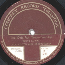 Jack Hylton - The Oom Pah Trot / Well, I Am Surprised !