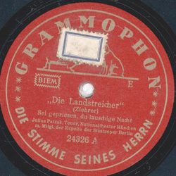 Julius Patzak - Sei gepriesen du lauschige Nacht / Komm...