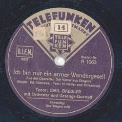 Emil Baebler - Der Wagen rollt / Ich bin nur ein armer Wandergesell