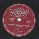 Joe Loco - Mambo En Puerto Rico / Jive Mambo