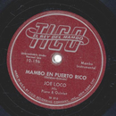 Joe Loco - Mambo En Puerto Rico / Jive Mambo