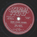 Joe Loco - Band Stand Mambo  / Matty Singer Mambo