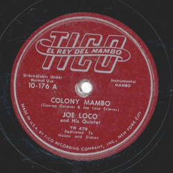 Joe Loco - Colony Mambo / Monticello Mambo