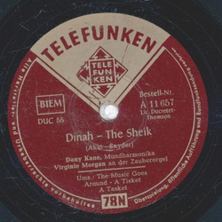 Danny Kane, Virginie Morgan - The Music Goes Around- A Tisket A Tasket / Dinah- The Sheik