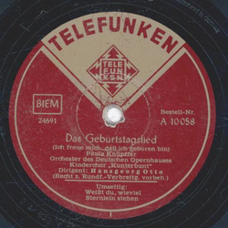 Wilhelm Strienz - Bitten / Die Ehre Gottes