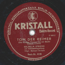 Wilhelm Strienz - Tom der Reimer / Die Uhr