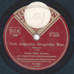 Walter Simlinger, Orginal Dietrich Schrammel Quartett -...