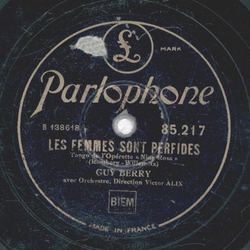 Guy Berry - Nina Rosa / Les femmes sont perfides