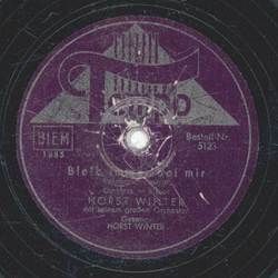 Horst Winter - Bleib immer bei mir / Rosmarie