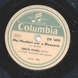Erich Kunz - Mei Mutterl war a Weanerin/ Du guater Himmelvater