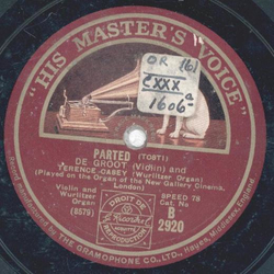 De Groot, Terence Casey - Parted / Cavatina