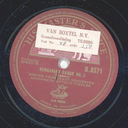 Boston Promenade Orchestra - Hungarian Dance No. 5 /...