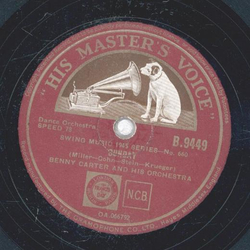 Benny Carter - Swing Music 1945 Series, No. 659:  Back Bay Boogie / Swing Music 1945 Series, No. 660: Sunday