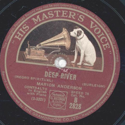 Marion Anderson - Deep River / Heavn, Heavn!  (I Got A Robe)