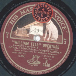 Royal Opera Orch., Covent Garden - William Tell Overture No. 3 + 4