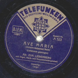 Eva Liebenberg - Largo / Ave Maria