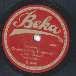 Beka-Orchester - Orpheus in der Unterwelt 1.Teil / 2. Teil